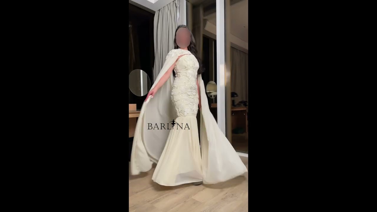 فستان اوف وايت بكيب ملكي طويل - XXL