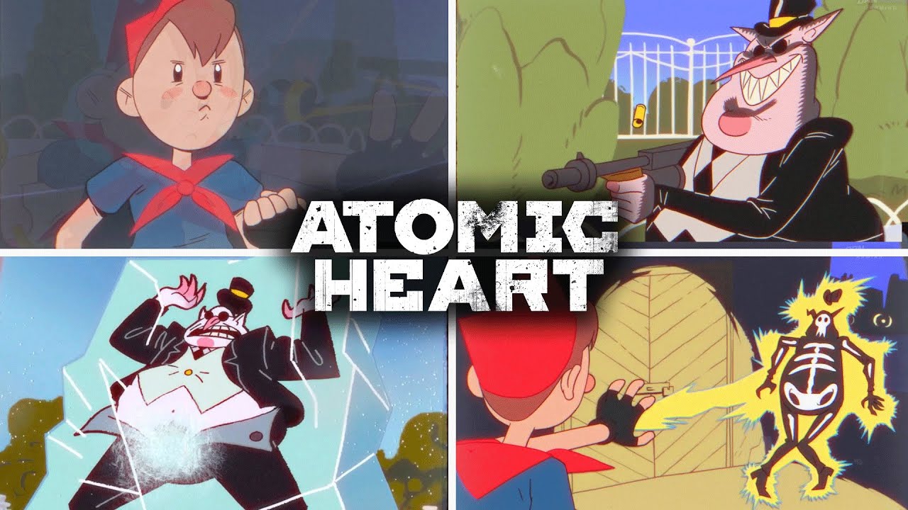 Atomic Heart - All Skill and Upgrade Cartoon Soviet Boy Animations