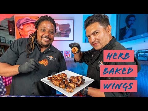 Crispy Herb Baked Chicken Wings Recipe- Winging It