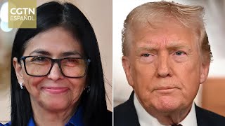 La presidenta encargada de Venezuela conversa con Trump sobre la agenda de trabajo bilateral