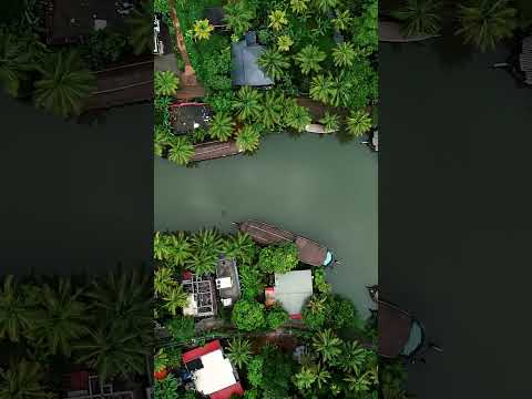 Explore Kerala Backwaters: Aerial Houseboat Cruise