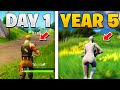 Noob To Pro 5 Year Fortnite Progression
