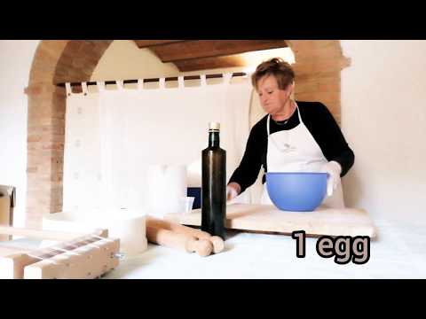 Making pici pasta by Mirella - Recipe of Mirella 's Tuscan Pici pasta -