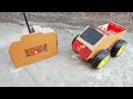 How To Make Pickup Cardboard Car Easy Motor Remote Control 100 Real