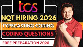 How to do Typecasting in Coding Questions of TCS NQT 2026 | TCS NQT Coding Preparation