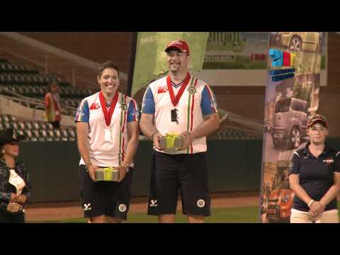 Podium – compound mixed team | Ogden 2011 Archery World Cup stage 3