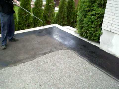 comment appliquer scellant asphalte