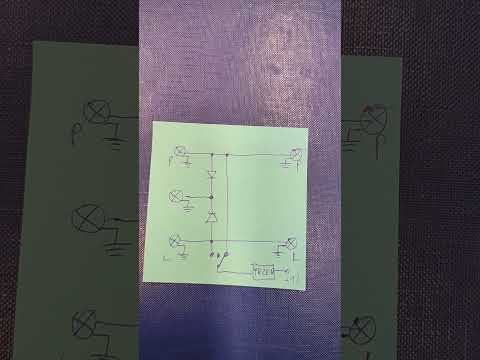 Schemat podłączenia kontrolki do kierunkowskazów LED