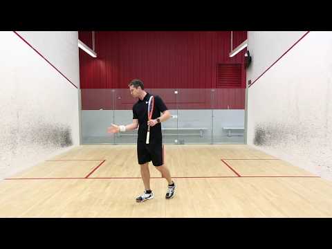 Squash tips: Forehand attacking options with David Palmer - Fast drop