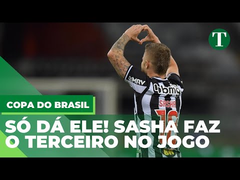 ATLÉTICO 3 X 0 BRASILIENSE: Só dá ele! HAT-TRICK de SASHA na COPA DO BRASIL