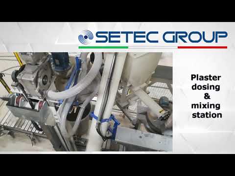 SETEC Full Automatic Plaster Preparation Plant