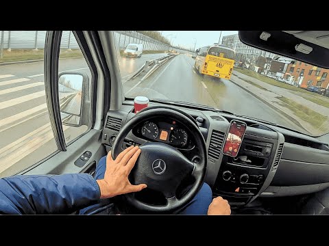 2007 Mercedes-Benz Sprinter 316 CDI Custom VAN — Sound, Interior & Exterior POV Drive