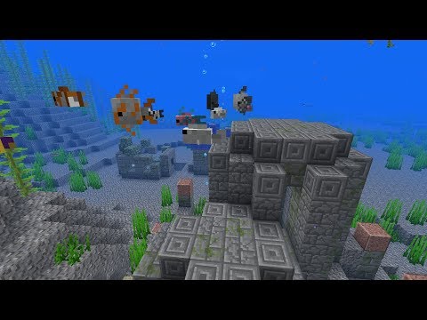 New Tropical Fish, Ruins and Treasure Maps! - Minecraft 1.13 New Snapshot Features