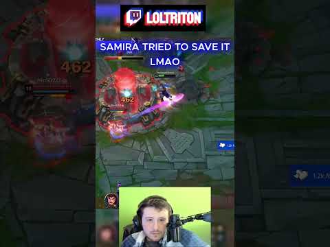 A FED Samira tries to stop Garen from ending the game... #leagueoflegends #shorts