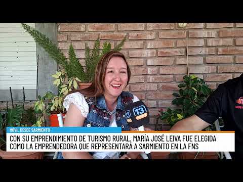 Turismo rural: María José Leiva fue elegida como la emprendedora que representará a Sarmiento