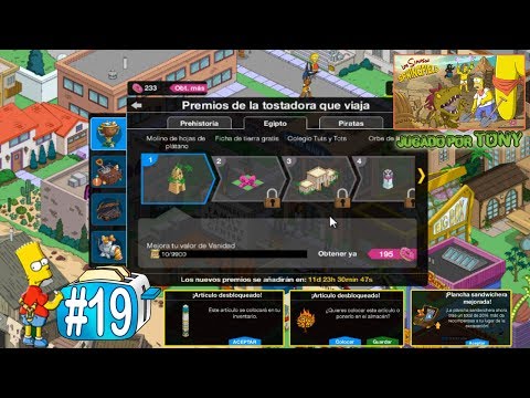 Los Simpson Springfield "Tostadora viajera, Cap. 19 - Acto 2... Excavación 3 y Plancha 9" por Tony