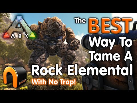 Ark The BEST Way To Tame A ROCK ELEMENTAL GOLEM! #arkrockelemental