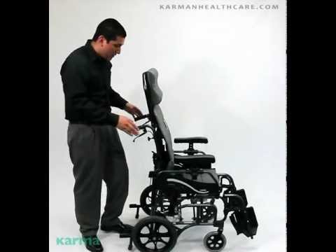VIP-515 Lightweight Tilt-In-Space Wheelchair