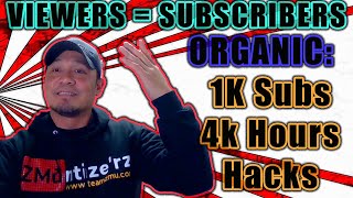 Turning Viewers to Subscribers on Youtube | Get more Subscribers | Organic viewers and subscribers