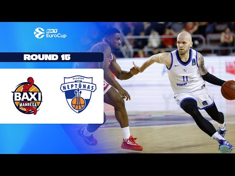 BAXI Manresa - Neptunas Klaipeda | Round 15 | EuroCup Basketball 2025-26