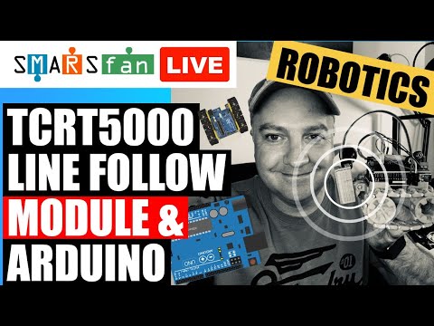 YouTube Thumbnail for SMARS TCRT5000 Line Following Module & Arduino, Programming Robots