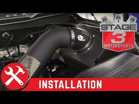 2015-2016 F-150 5.0L aFe Magnum Force Pro 5R Stage 2 Cold Air Intake Kit Install