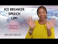 IceBreaker Speech Level 1 Project 1 (L1P1) | Toastmasters | Public Speaking | Who Am I Really?