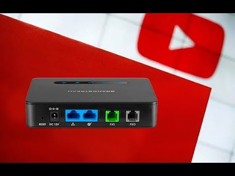 Šliuzas Grandstream HT 813, GRANDSTREAM HT813 - VOIP šliuzas (1xFXS, 1xFXO) video