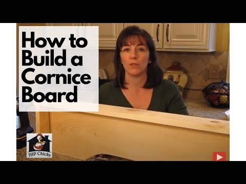 How To Make A Wood Cornice Board Valance