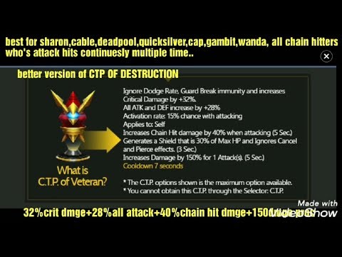 CTP OF VETERAN😱[BEST FREE CTP] you can get this free+more things [MARVEL FUTURE FIGHT]vault event.