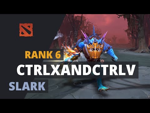 CTRLXANDCTRLV (Rank 6) plays Slark Dota 2 Full Game