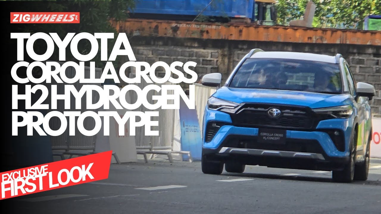 BEYOND ZERO Toyota Corolla Cross H2 Hydrogen Combustion Prototype Exclusive Look | Zigwheels.Ph