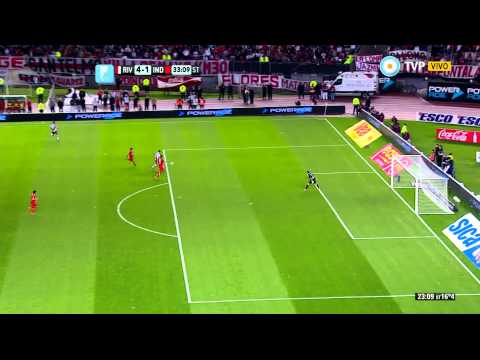 Gol de Mora. River 4 - Independiente 1 | TPD2014 - Fecha 8