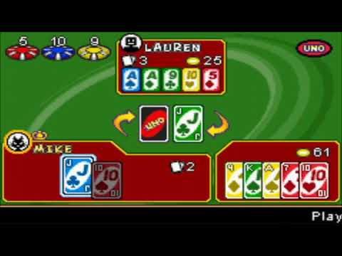 Let's Play UNO 52 For Gameboy Advance
