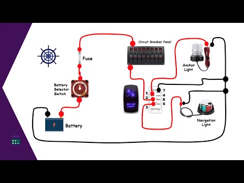 How To Wire Boat Navigation Lights I Marine Electrical Systems #BoatWiring #DIYBoating #BoatingTips