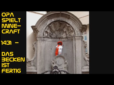 Opa spielt Minecraft 1431 - Das Becken ist fertig