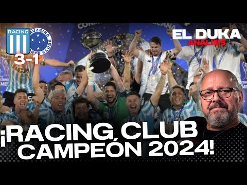 ¡RACING CLUB CAMPEÓN 2024! -Racing club vs Cruzeiro (3-1)  - ELDUKA