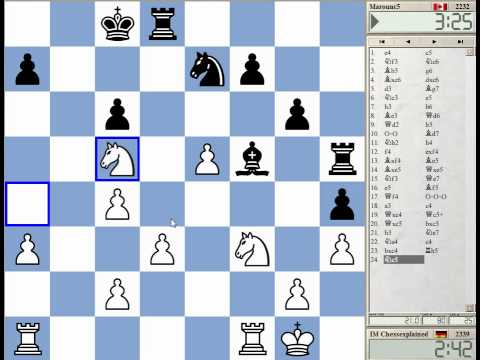Blitz Chess #926 with Live Comments Sicilian Rossolimo