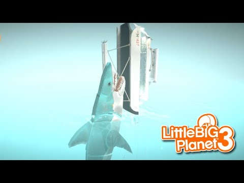 LittleBIGPlanet 3 - Shark Just Wants To Swim and Attack Boats [PS4 Gameplay]