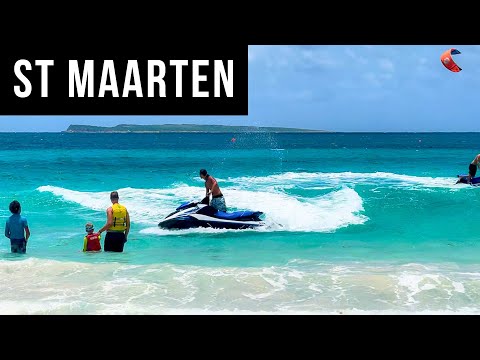 St. Maarten 🏝️ Family Day at Orient Beach Jet Skiing + La Playa Chairs + Good Morning Cafe