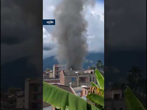 Incendio en Ituango