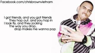 Chris Brown - Run It ft. Juelz Santana [Lyrics Video]