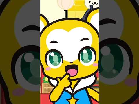 【アニメ】とのさまクマーバとひめさまネコルン★雛祭★子供向け知育動画 ★#shorts