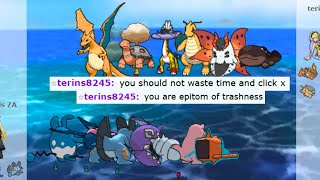 THIS SALTY KID WAS BEGGING FOR WIN VS THIS UU MONO WATER ON POKEMON SHOWDOWN !