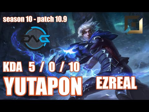 【韓国サーバー/GM】DFM YUTAPON エズリアル(Ezreal) VS セナ(Senna) BOT - Patch10.9 KR Ranked【LoL】