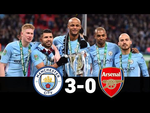 Manchester city 3-0 Arsenal | Extended Highlight and goal (Carabao Cup Final -2018)