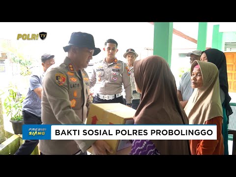 KAPOLRES PROBOLINGGO SALURKAN SEMBAKO UNTUK WARGA TERDAMPAK BENCANA TIRIS