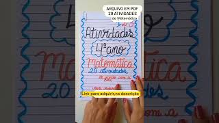 ATIVIDADE PARA O 4° ANO #shorts