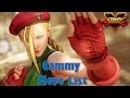 Street Fighter V Cammy Move List