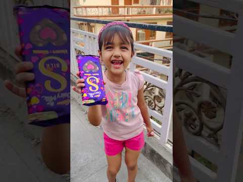 Prisha has so much chocolate 😳😂 #prishaandmom #viral #trending #youtubeshorts #funny #sister
